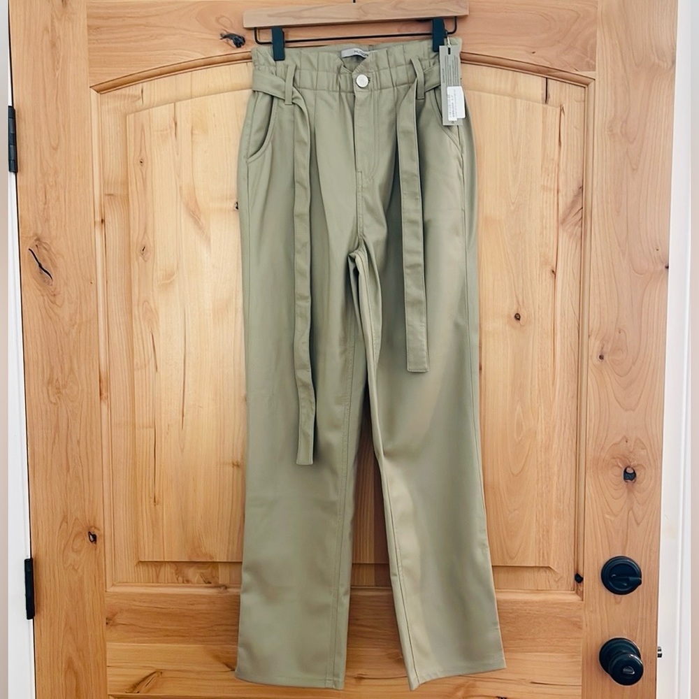 NWT Hudson Vegan Leather Ankle Pants
